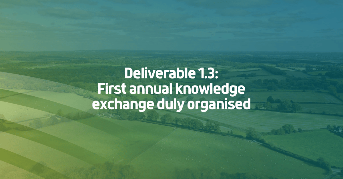 D1.3: First annual knowledge exchange duly organised